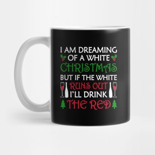 Red and White Christmas Mug